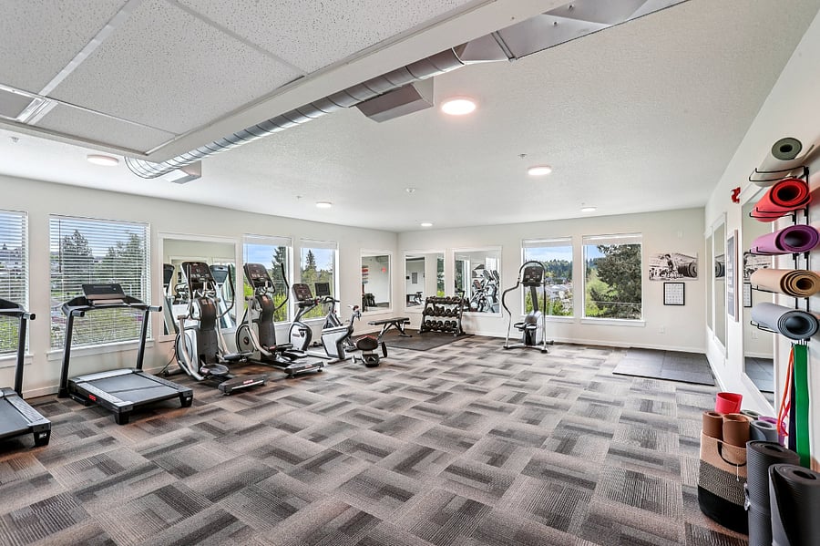 State of the art fitness center, currently open 24/7 365! Water cooler and bathroom provided.