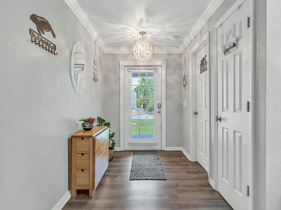 Front Entry way looking out towards the street.