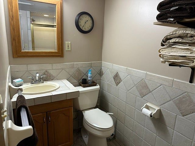 Lower Bathroom With Shower