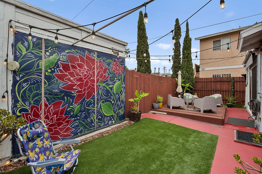 Private patio space