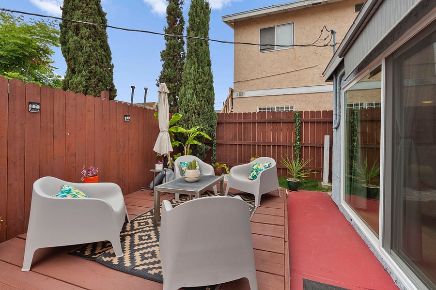 Patio seating for 4