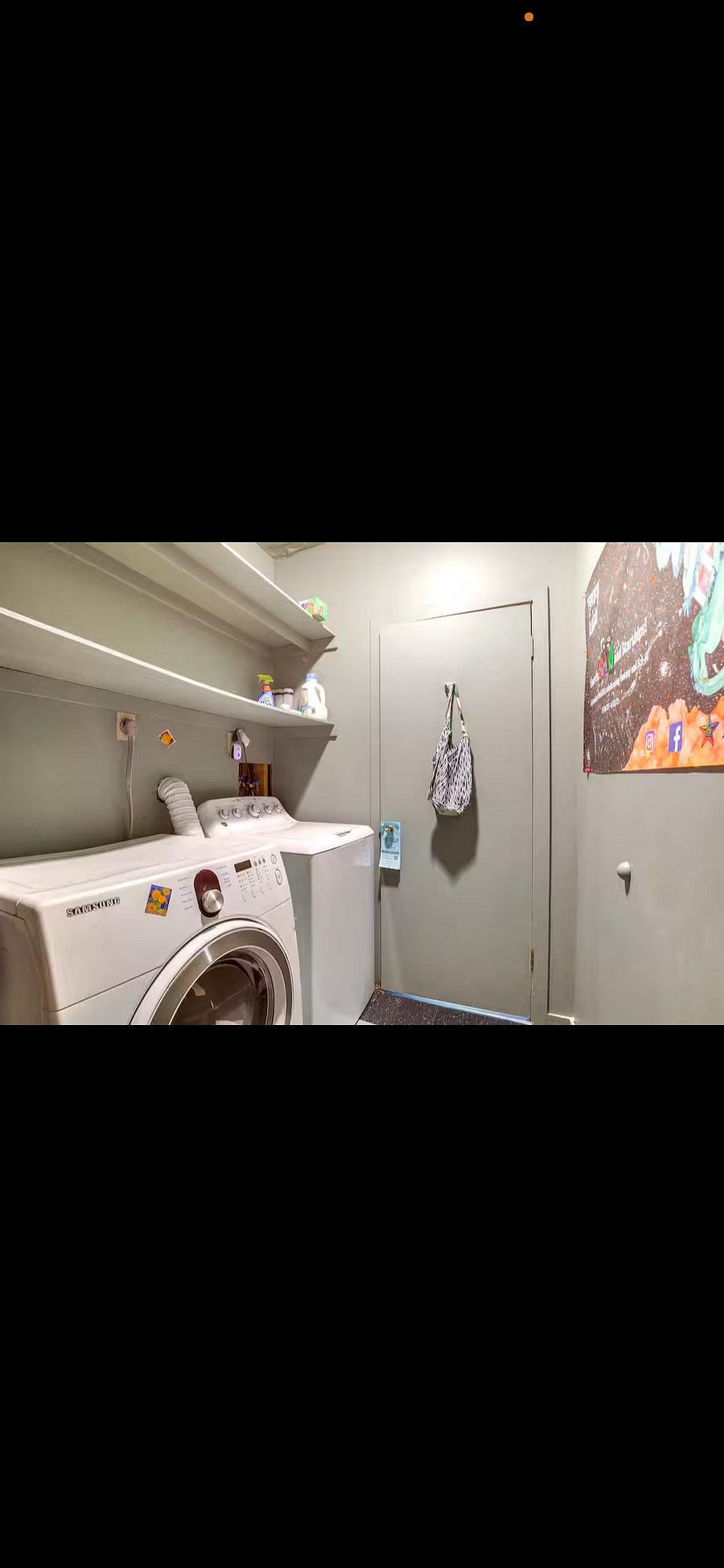 This is inside the unit, just off the main bedroom there is a separate laundry room with full sized washer and dryer, and plenty of totes and sacks to take with you to the farmers market on Saturday. Heres a toxin on the property. Welcome to Soulard! See the tictok. Watch the full video now! https://www.tiktok.com/t/ZTBRcTQUC/