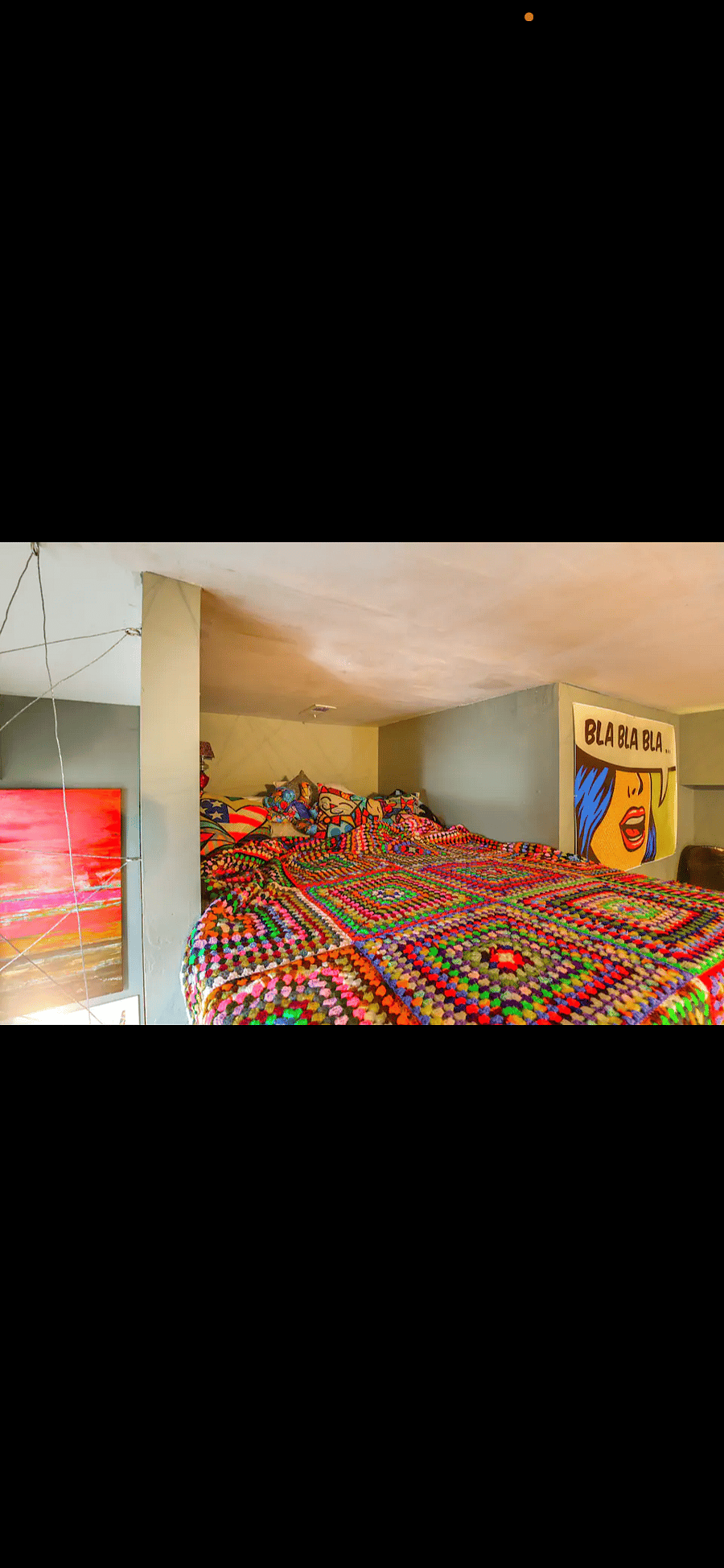 This is the loft area queen sized bed, it overlooks the living room and theatre screen wall. Heres another fiction on the property. Watch the full video now! https://www.tiktok.com/t/ZTBRc72xK/