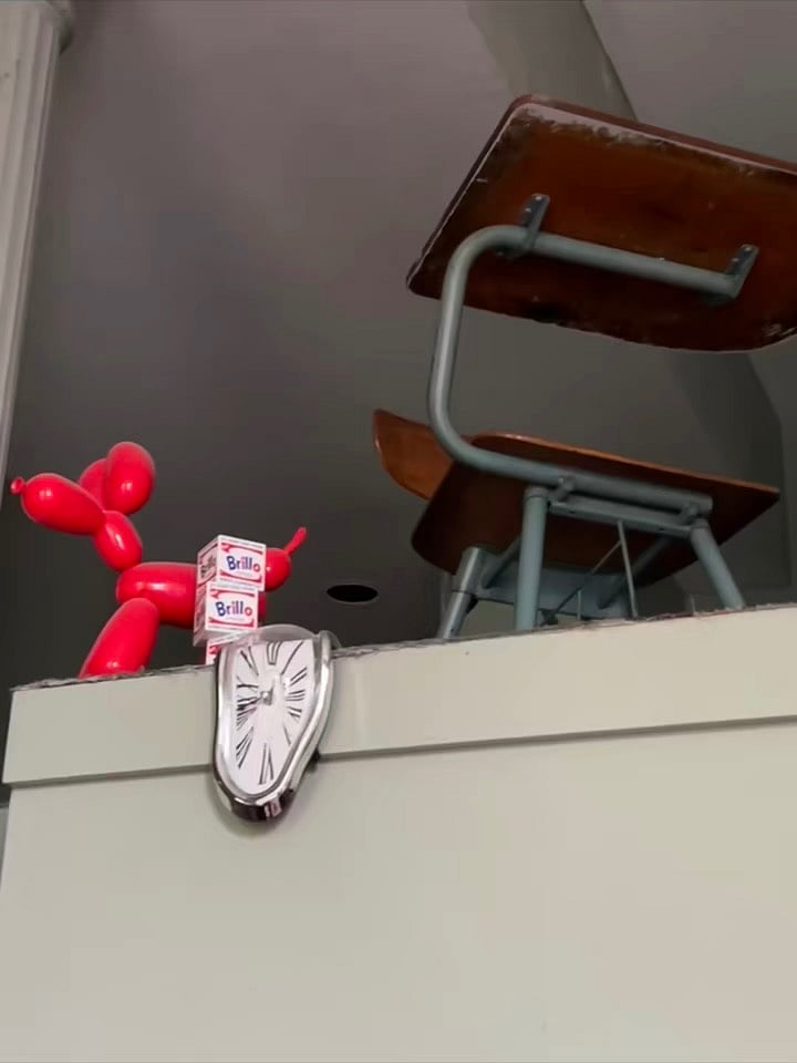 The loft even has a work station. This is an adult sized old fashioned school desk. With a little compartment of supplies inside the cubby. See a tictok video Watch the full video now! Watch the full video now! https://www.tiktok.com/t/ZTBR3vnLB/