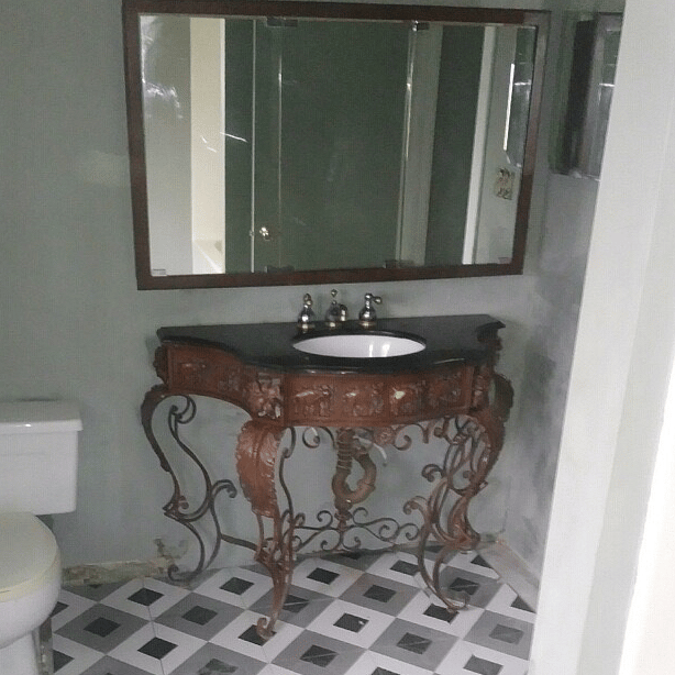 All of the bathrooms have marble vanities, towel warmers, and a bidet, The water heater is tankless and provides for an endless hot shower