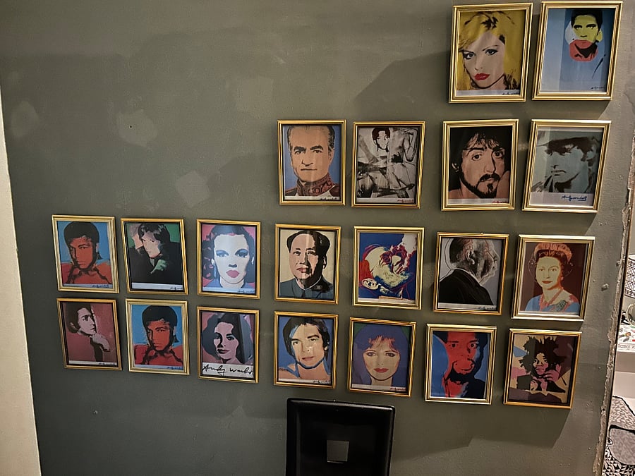 This wall is just outside the black-and-white room. We tried to add a lot of color and this is how we came up with the name SoMA, And decided to name ourselves this who learned Museum of art. We believe that life should be colorful and exciting.