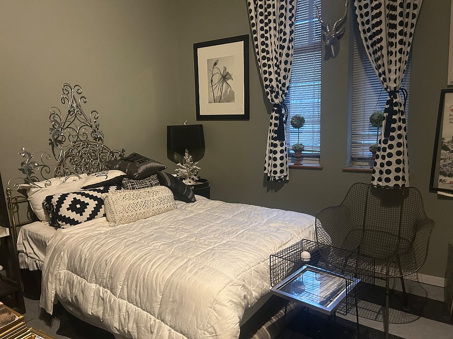 This is our black-and-white room