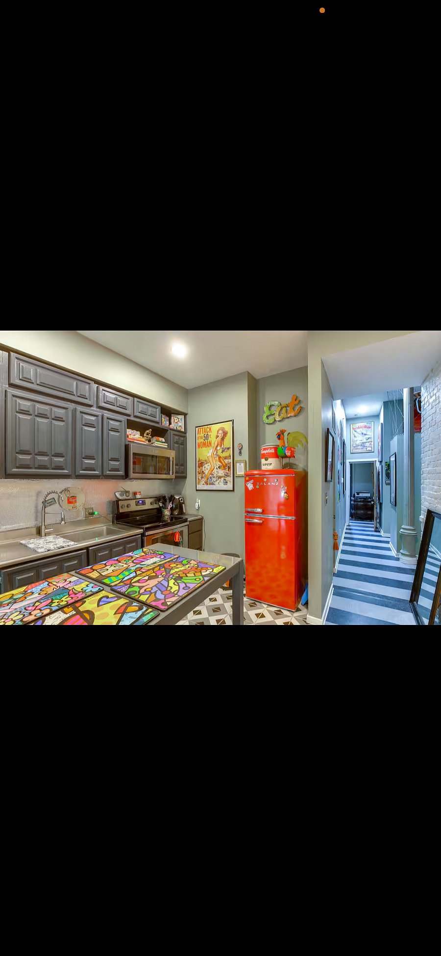 The apartment is massive, plenty of room and privacy