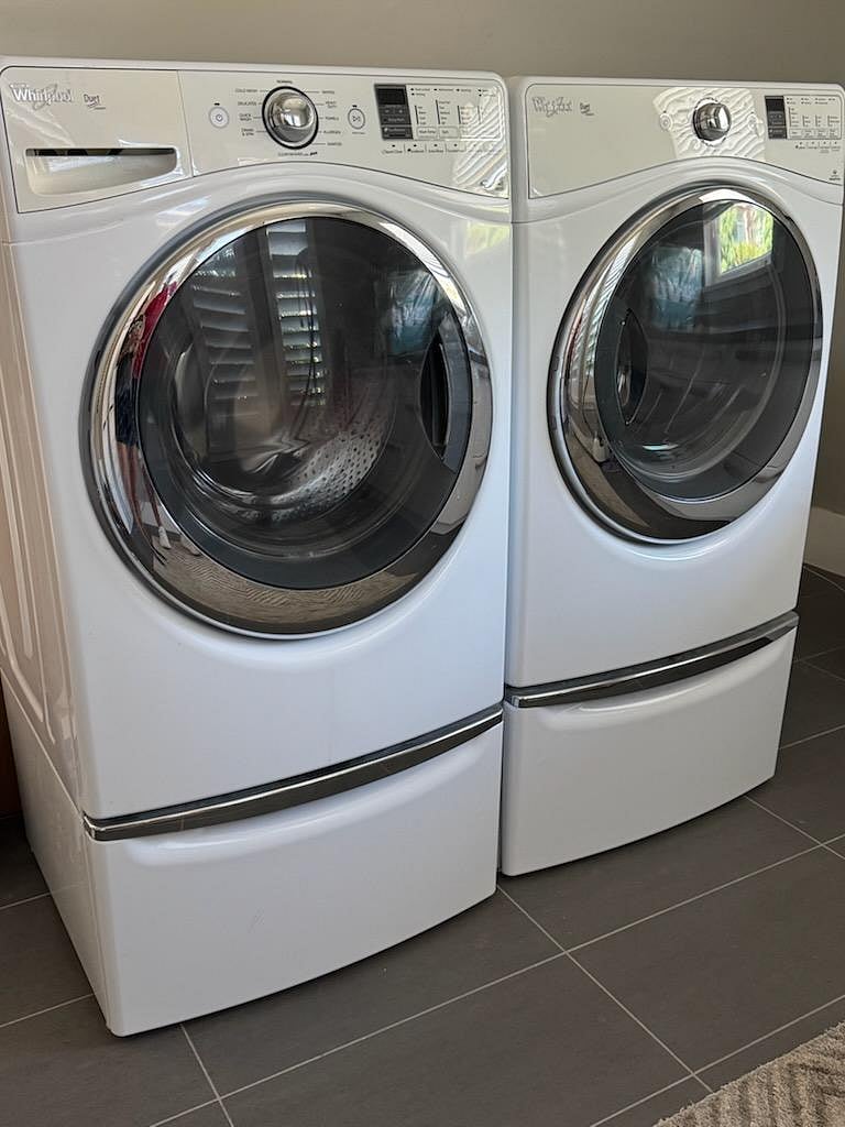 Shared access to laundry room on main floor