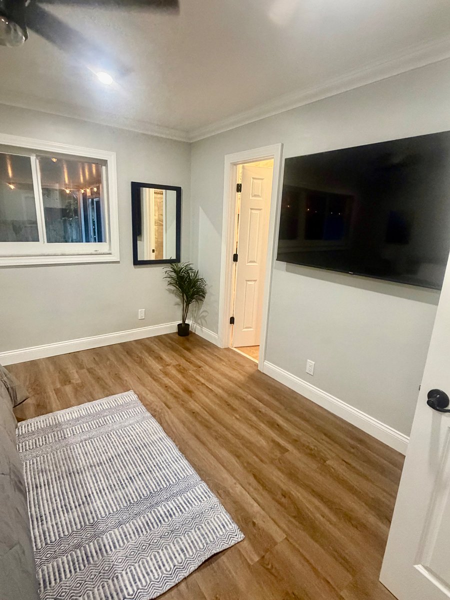 Master bedroom TV