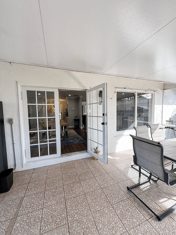 Patio area