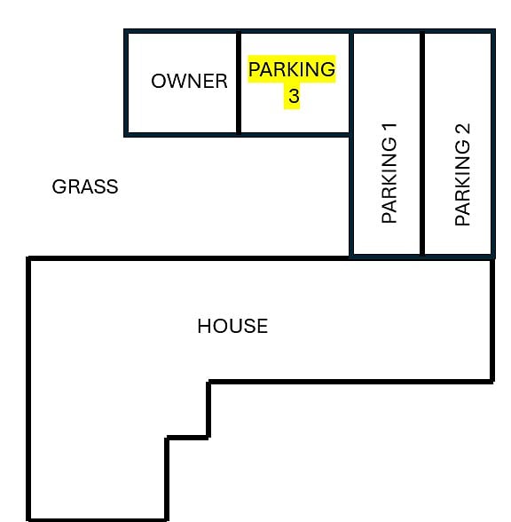 You will have one parking spot