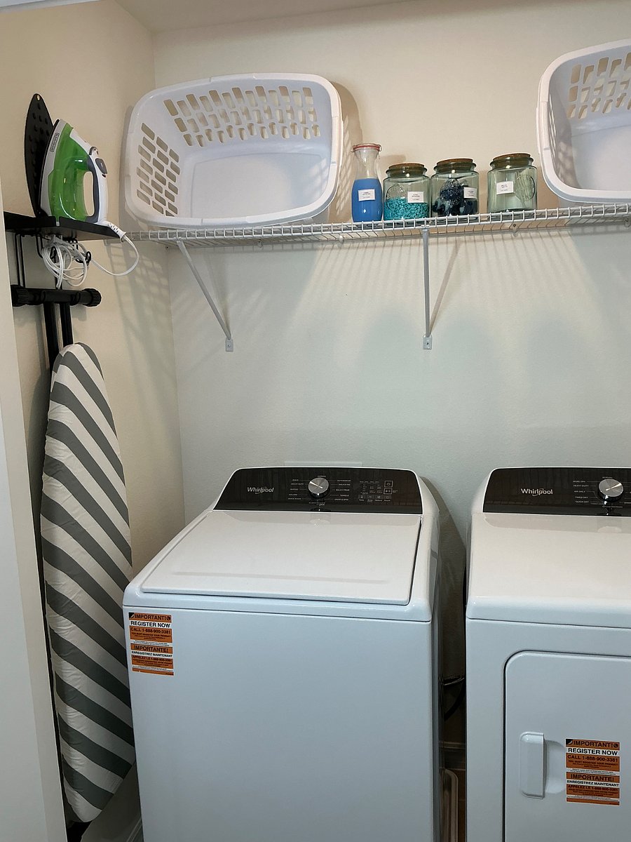 Washer and dryer in unit