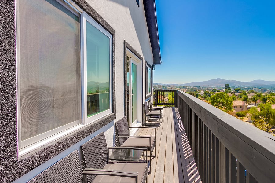 Beautiful outdoor living space featuring panoramic views, peaceful surroundings, and a serene atmosphere designed for relaxation and extended stays.