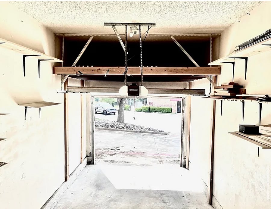 Attached garage