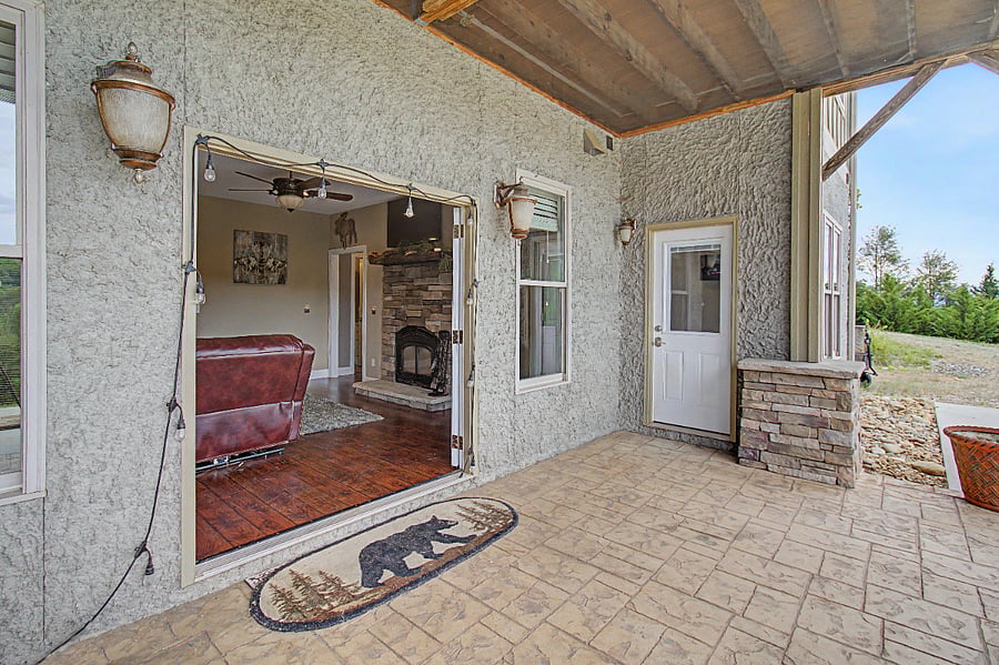 Private patio