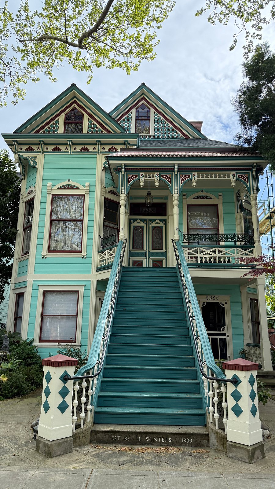 one of the historic homes on H St