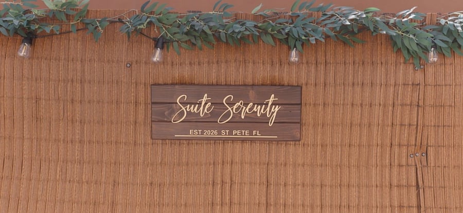Suite Serenity is an optional guest suite add on for a max 2 guests