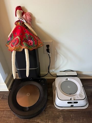 Robot vacuum and mop for quick cleaning.