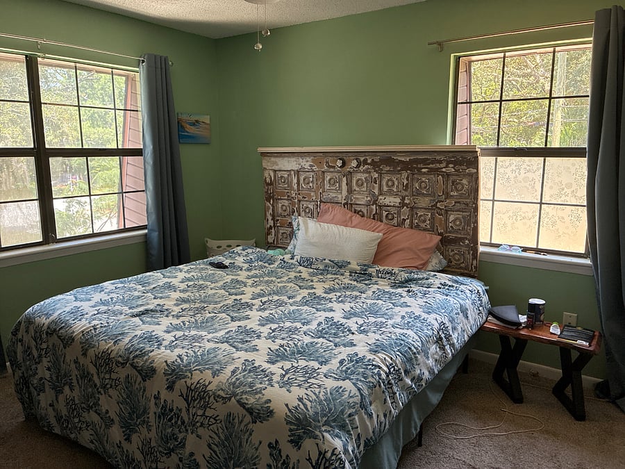 Guest room overlooking the water