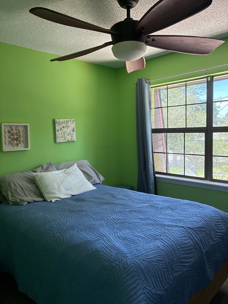 Guest room overlooking the water