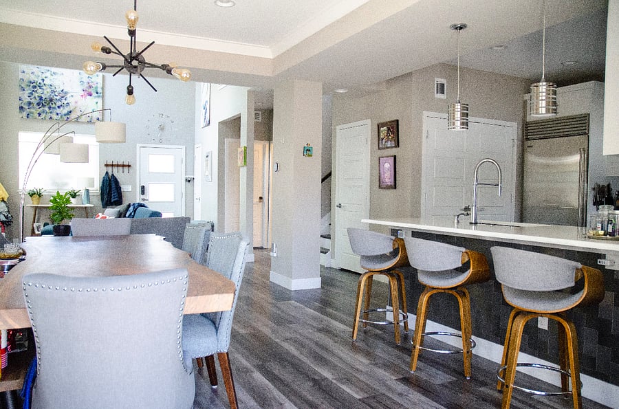 Kitchen and Dining Area