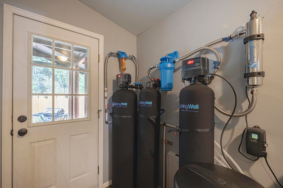 Whole house well water filtration system for the most pure water
