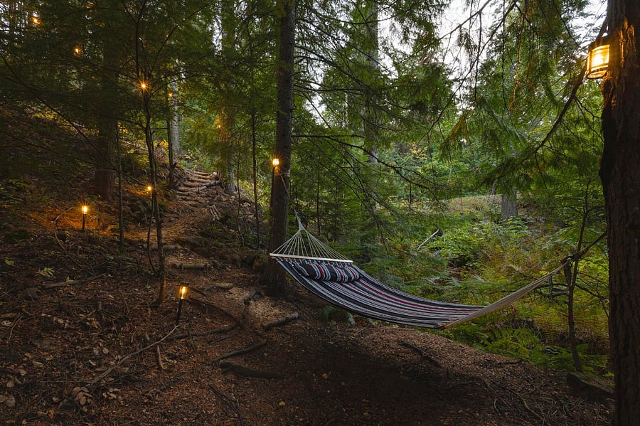 When you need to unwind next to the creek