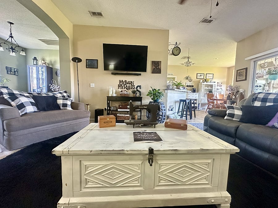 We do use our living room to enjoy tv when we are in town. We are mindful of sound that travels and use our bedroom tv as well.