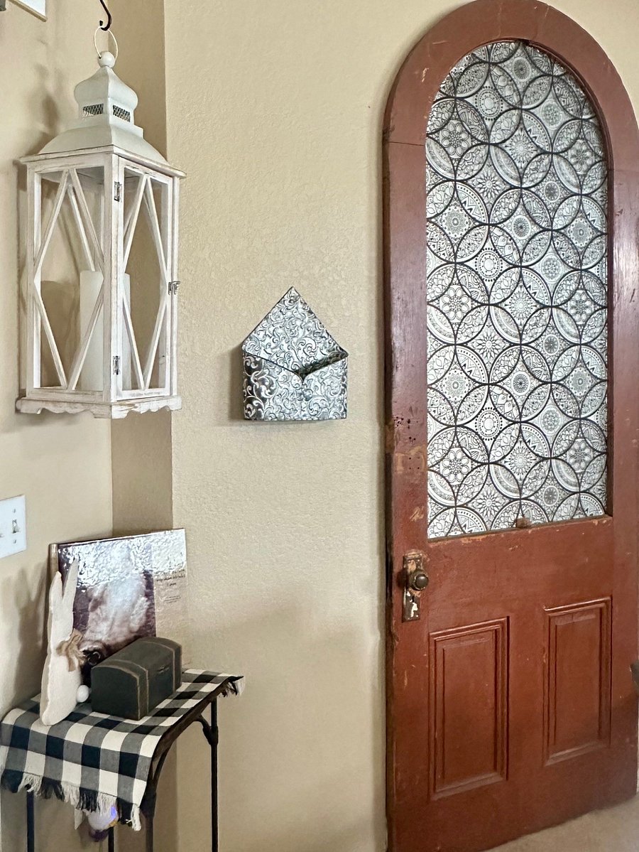 This is the dedicated door to your private retreat, located just off the living room.