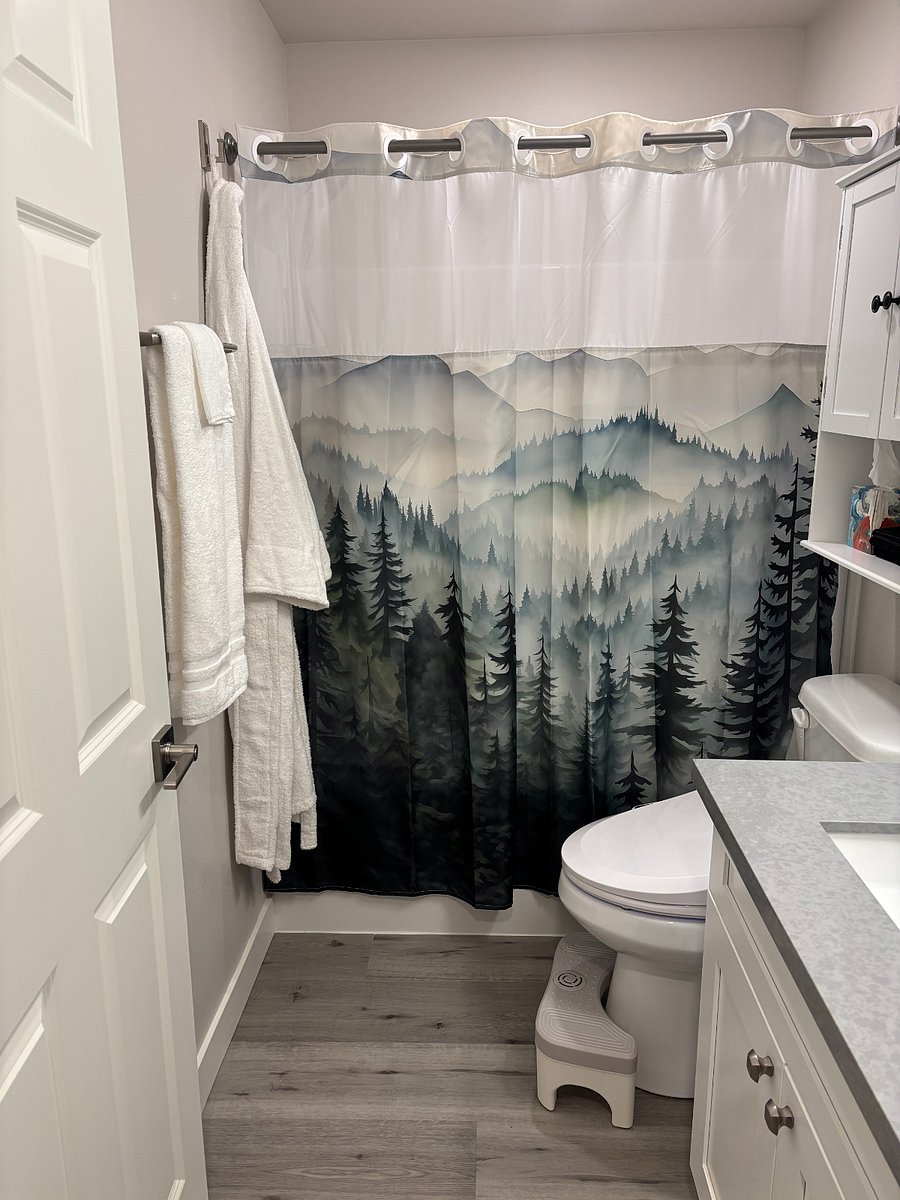 Bidet, shower and bathtub