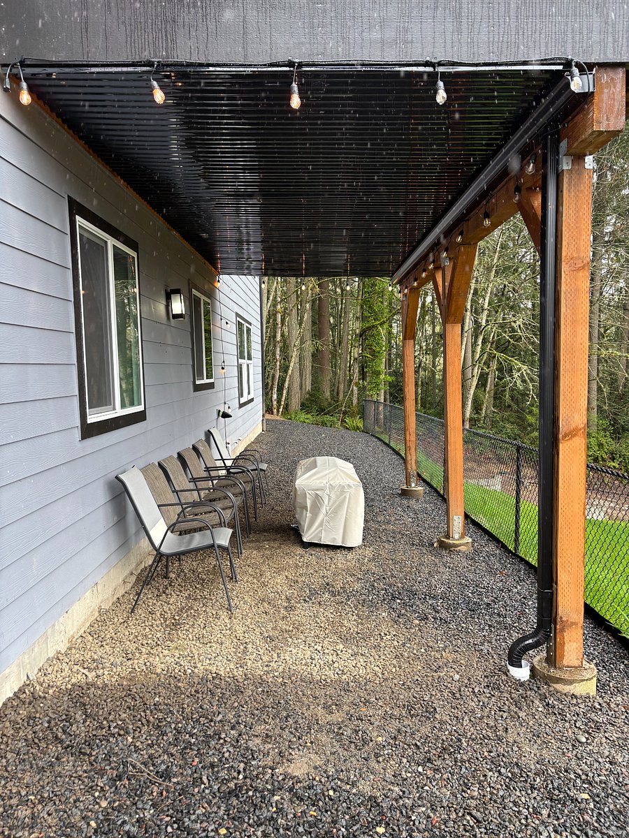 Outdoor patio area