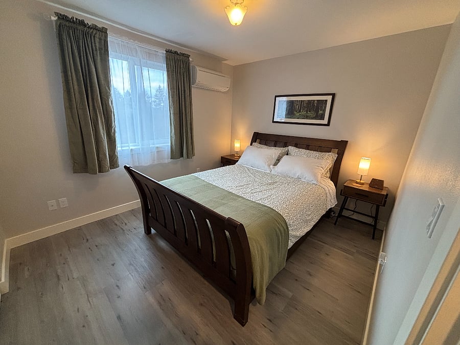 Bedroom 1 with queen bed