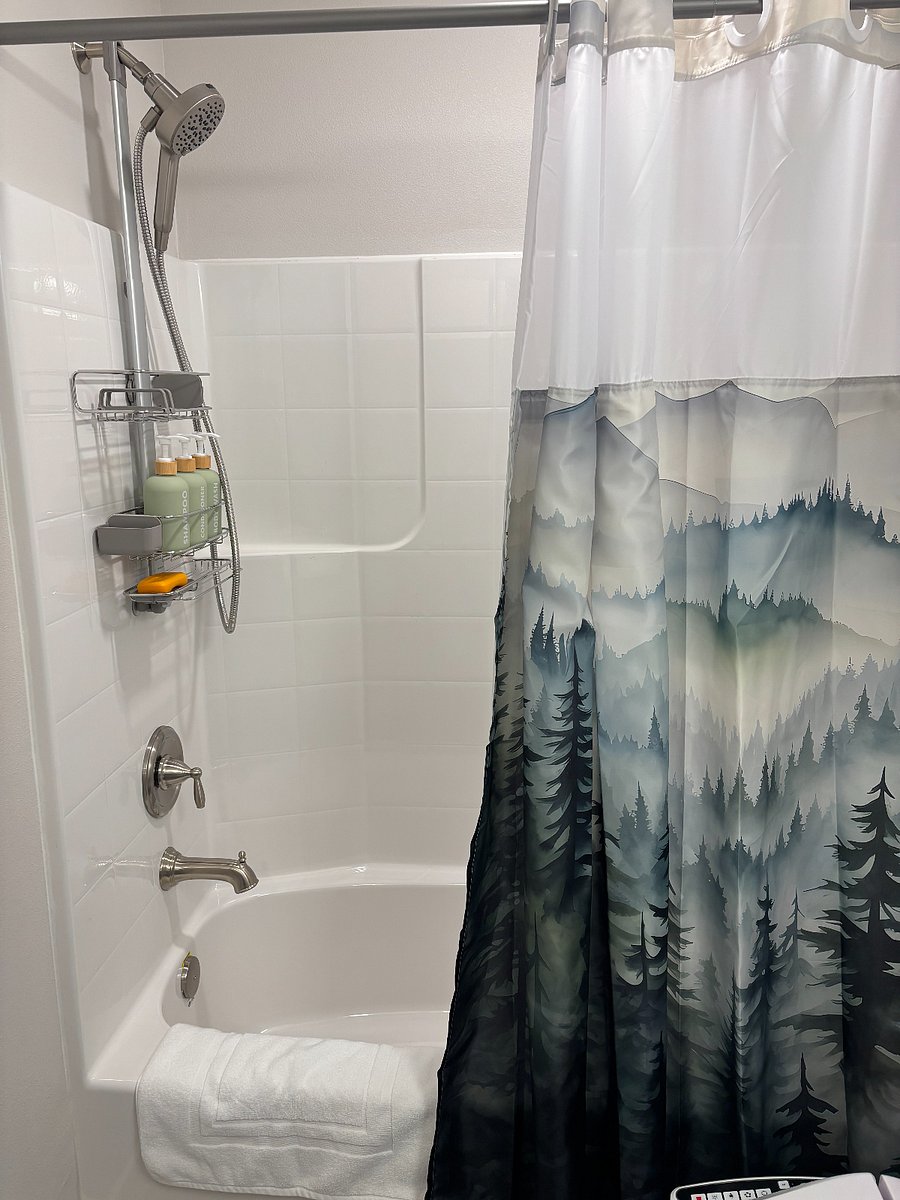 Fully stocked bathroom