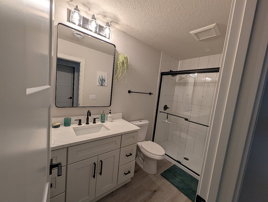 Third full bathroom (finished basement)