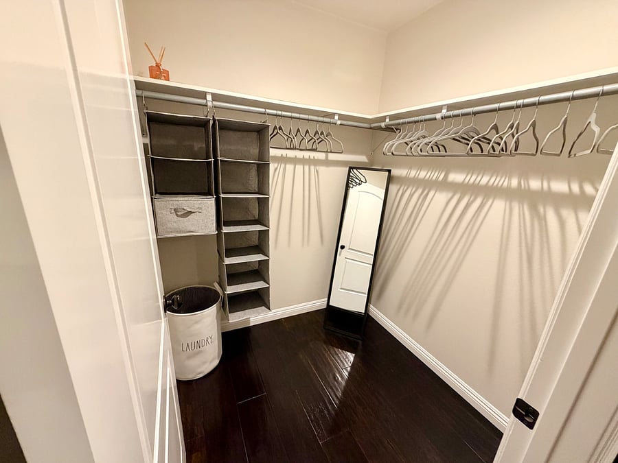 Spacious Walk-In Closet