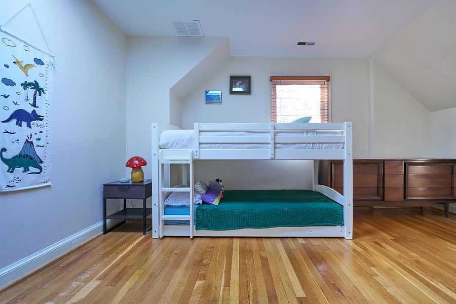bunk beds in bedroom 3 on upper level