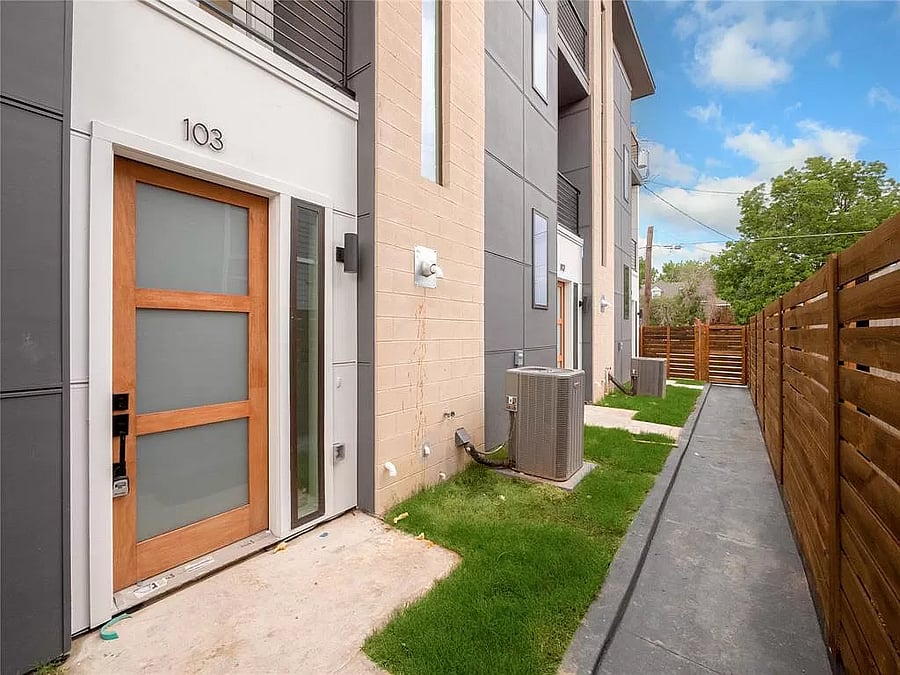 Exterior, Gated Front Door
