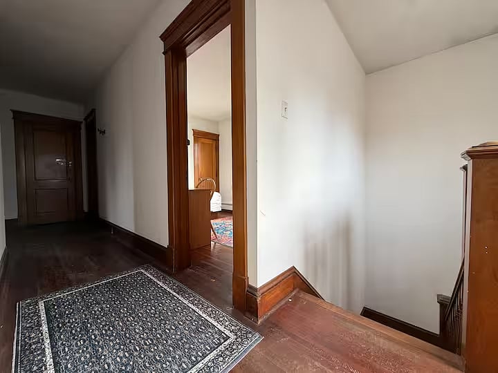 Second floor hallway, stairwell bedroom #2