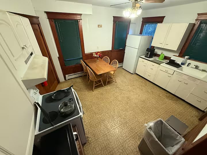 Kitchen with basic kitchen essentials