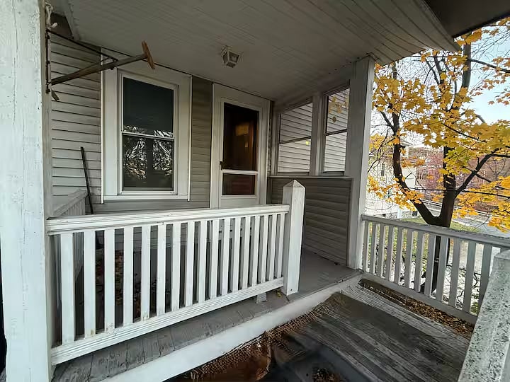 Backyard porch
