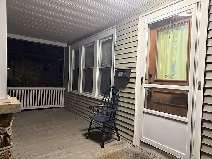 Front porch with chair