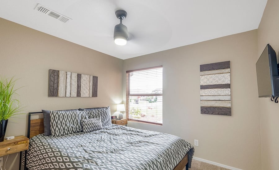 Queen bed