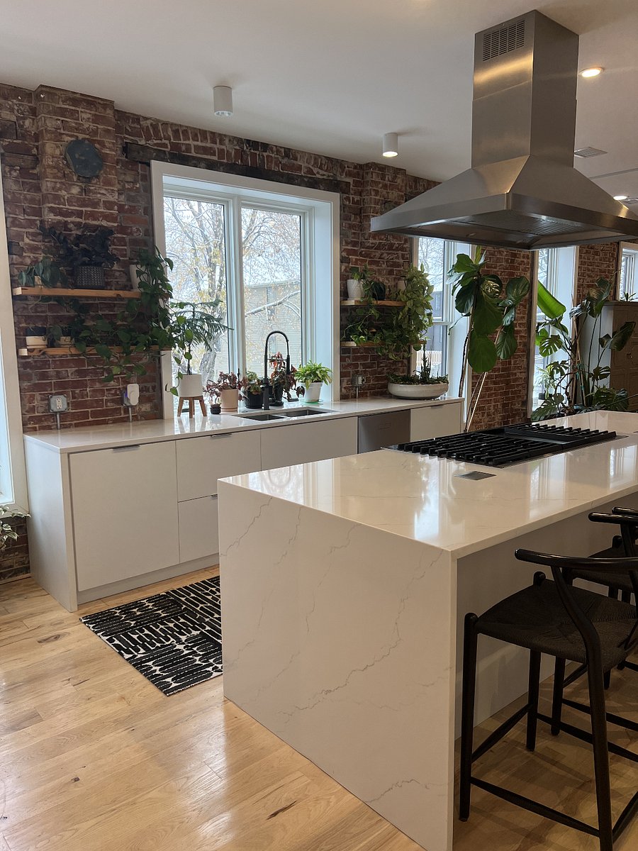 Beautiful views from the kitchen.