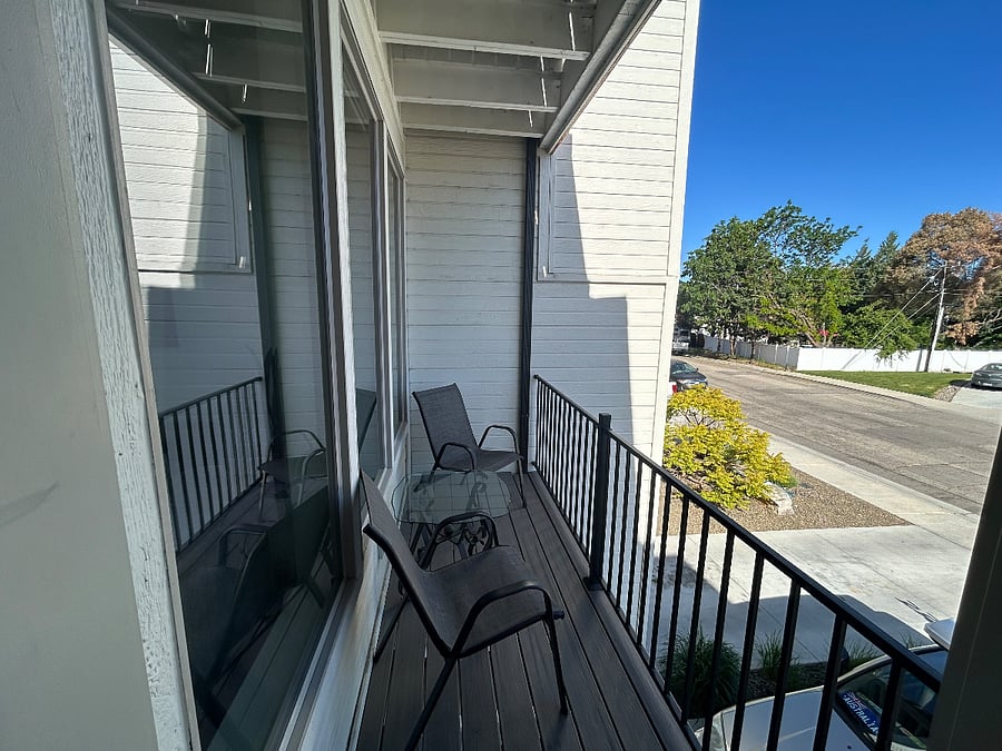 Front facing balcony
