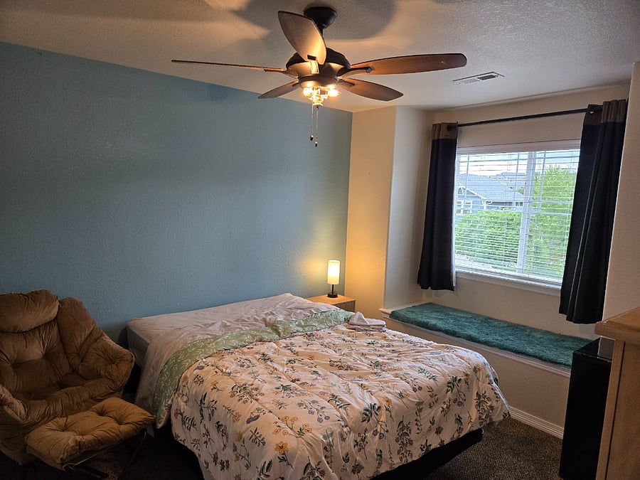 2nd Floor Bedroom with Walk In Closet and Private Bathroom