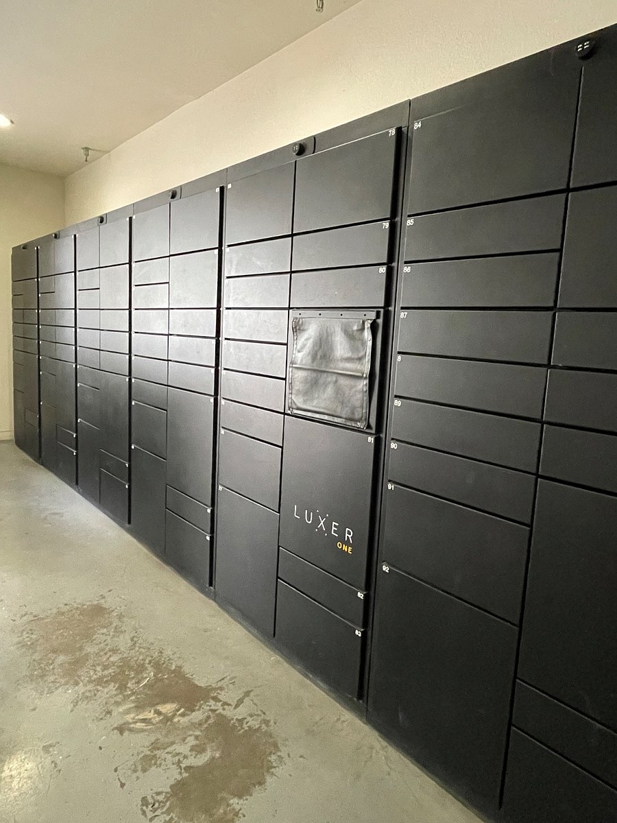 Amazon packages delivered to secured LUXER ONE Lockers