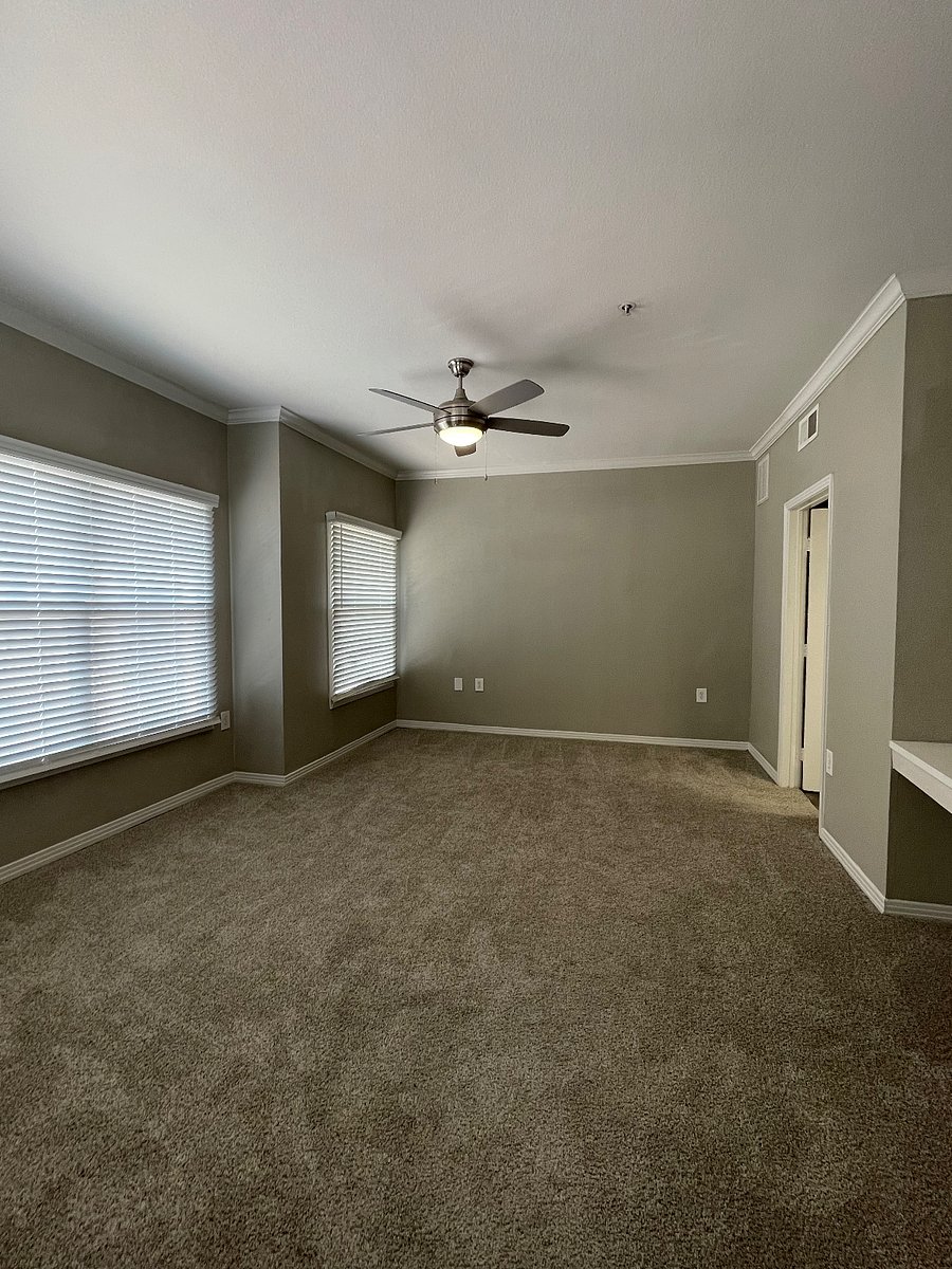 2-Bedroom Unit - Carpeted Bedroom