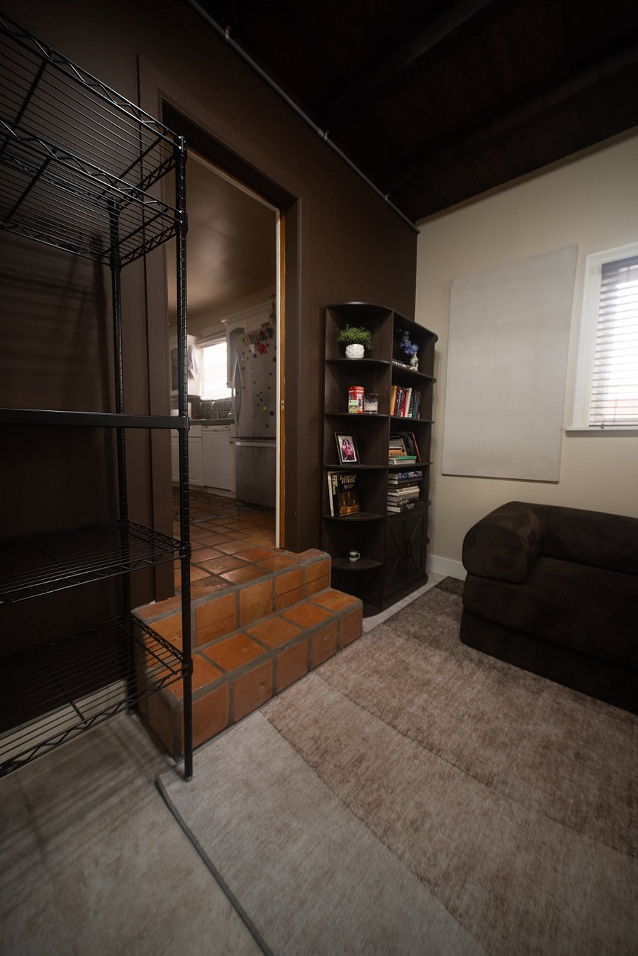 Steps into the kitchen from the 2nd bedroom/office