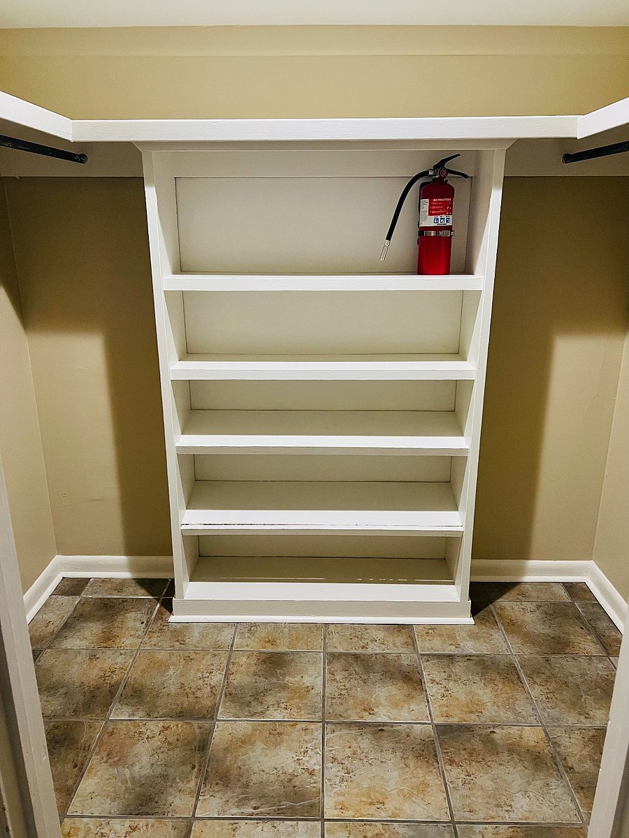 Walk-in closet.
